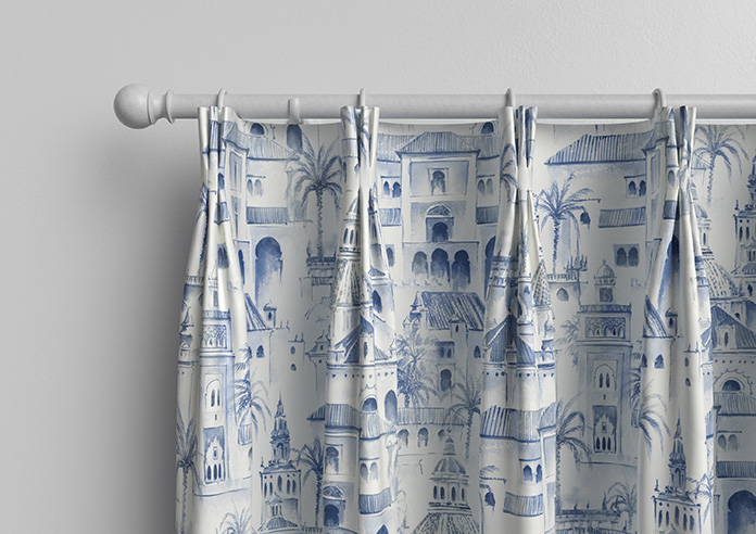 Voyage, Atlantic Blue - Made to Measure Curtain - Image 11